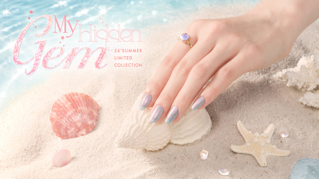 <center>爽やかさと透明感あふれる水光カラーが登場！<br>「ジーニッシュマニキュア」から夏コレクションが5月15日(金)発売</center>