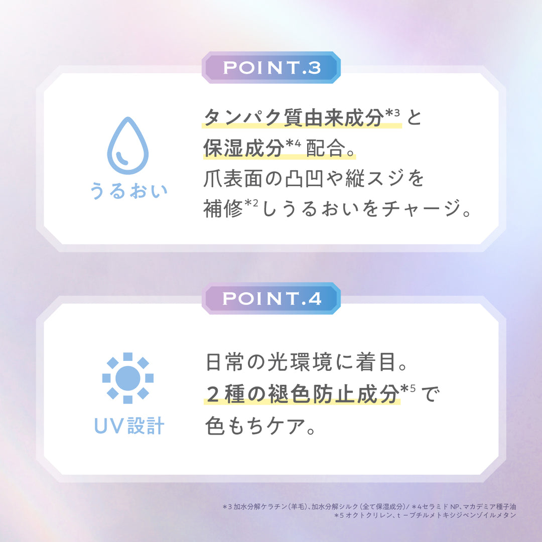 〈3/11（水）12：00発売開始〉ジーニッシュ デイリーネイルプロテクター　03.シフォンベージュ